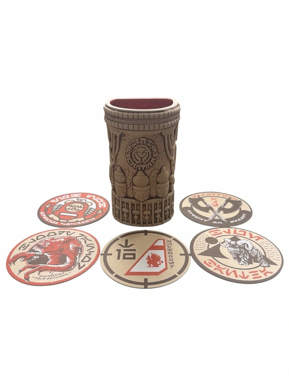 Star Wars: Galaxy's Edge Oga's Cantina DJ R-3X 1st Edition Tiki Mug w/ coasters